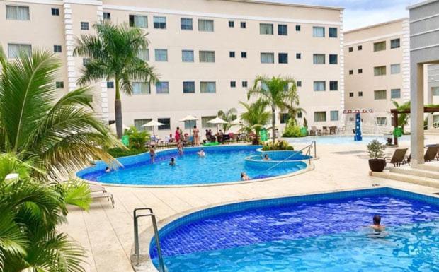 Apartamento Encontro Das Aguas 카우다스노바스 외부 사진