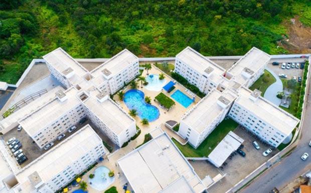 Apartamento Encontro Das Aguas 카우다스노바스 외부 사진